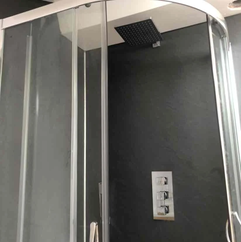 Shower enclosure and fittings shown in Plumb-jet’s project gallery